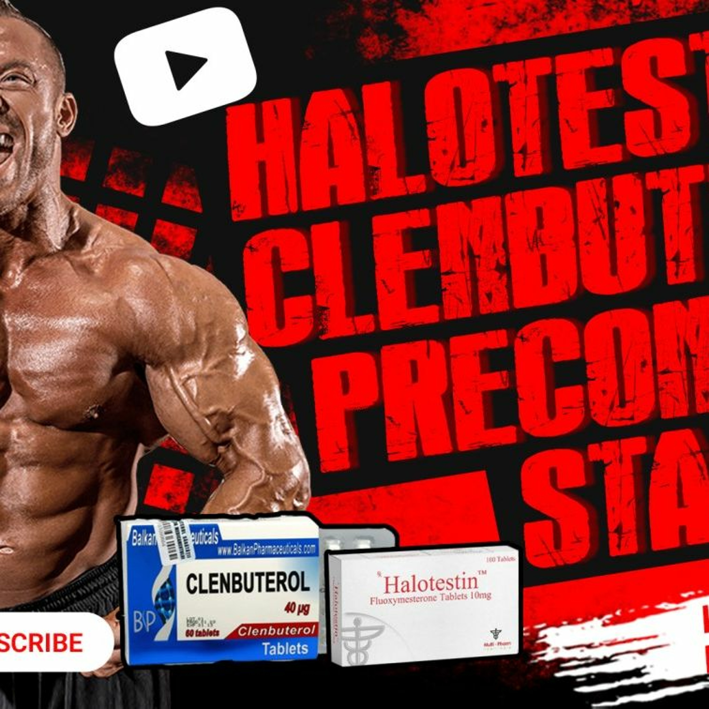 IronOverload.io Hardcore 23 - Halotestin and Clenbuterol PreContest Stacked