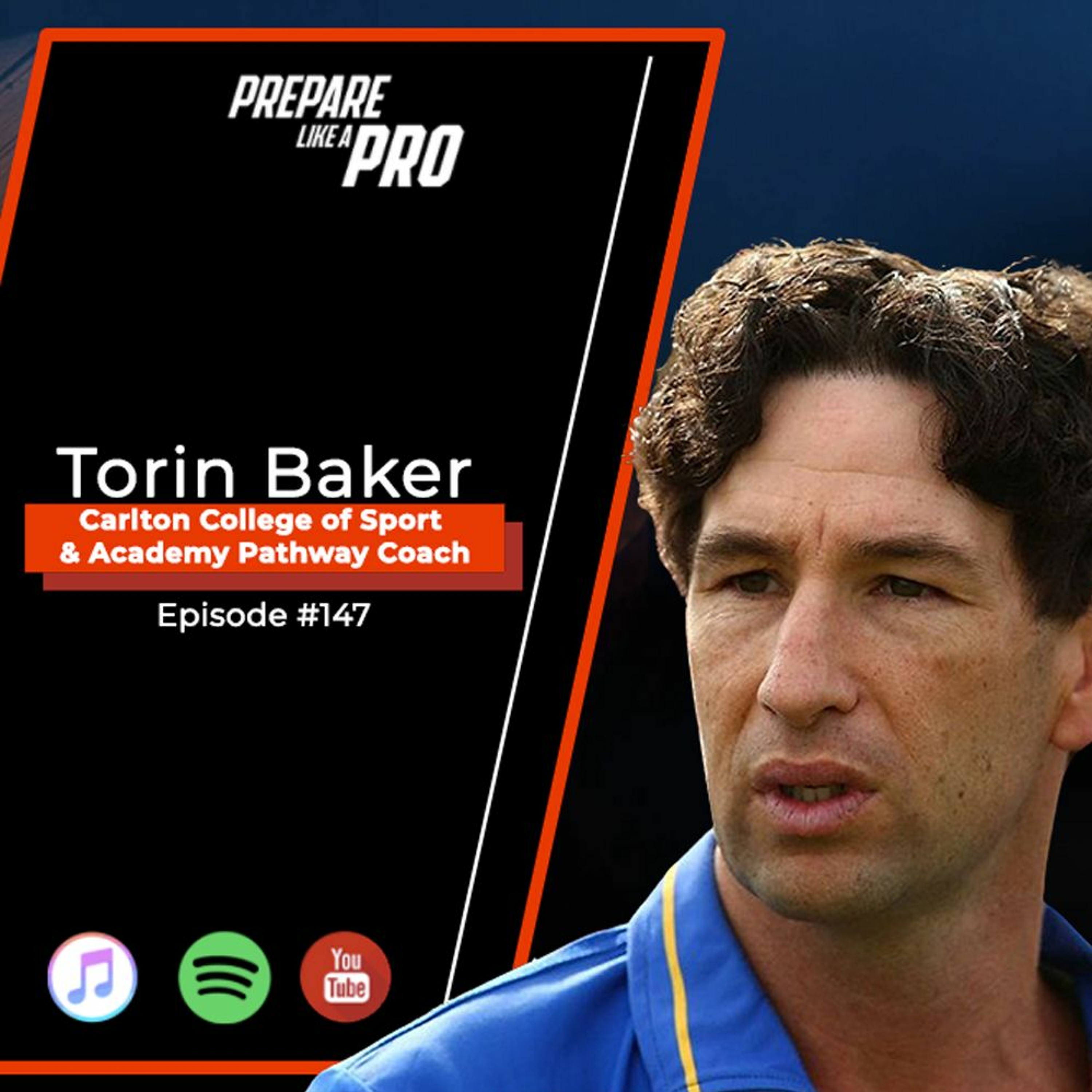 #147 - Torin Baker, Carlton College of Sport & Academy Pathway Coach (bite-size) episode artwork