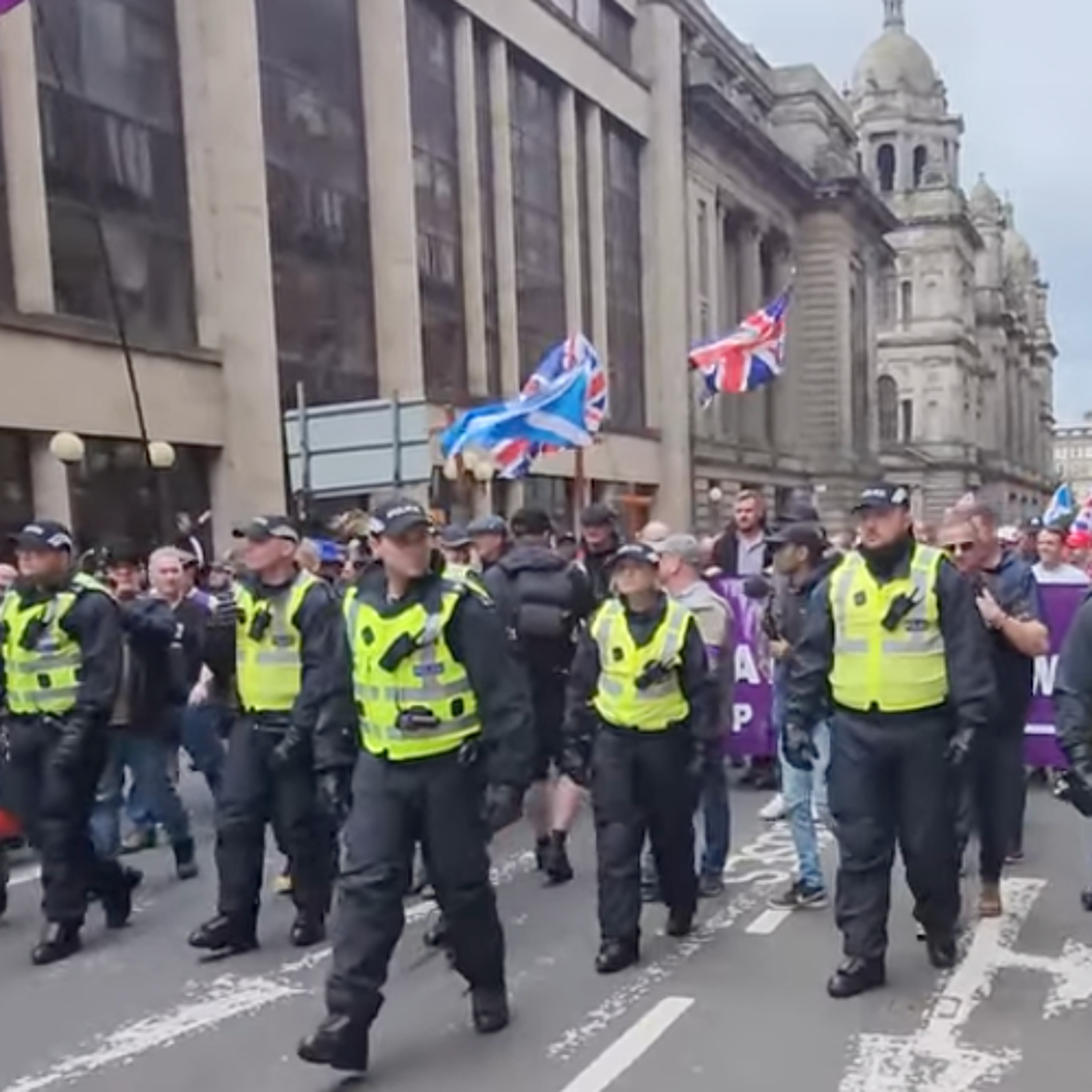 Glasgow protests demonstrate the farce of fascist v antifascist