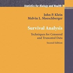 free read Survival Analysis: Techniques for Censored and Truncated Data (Statistics for