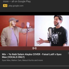 Ya Nabi Salam Alayka COVER - Faisal Latif x Ilyas Mao (VOCALS ONLY)