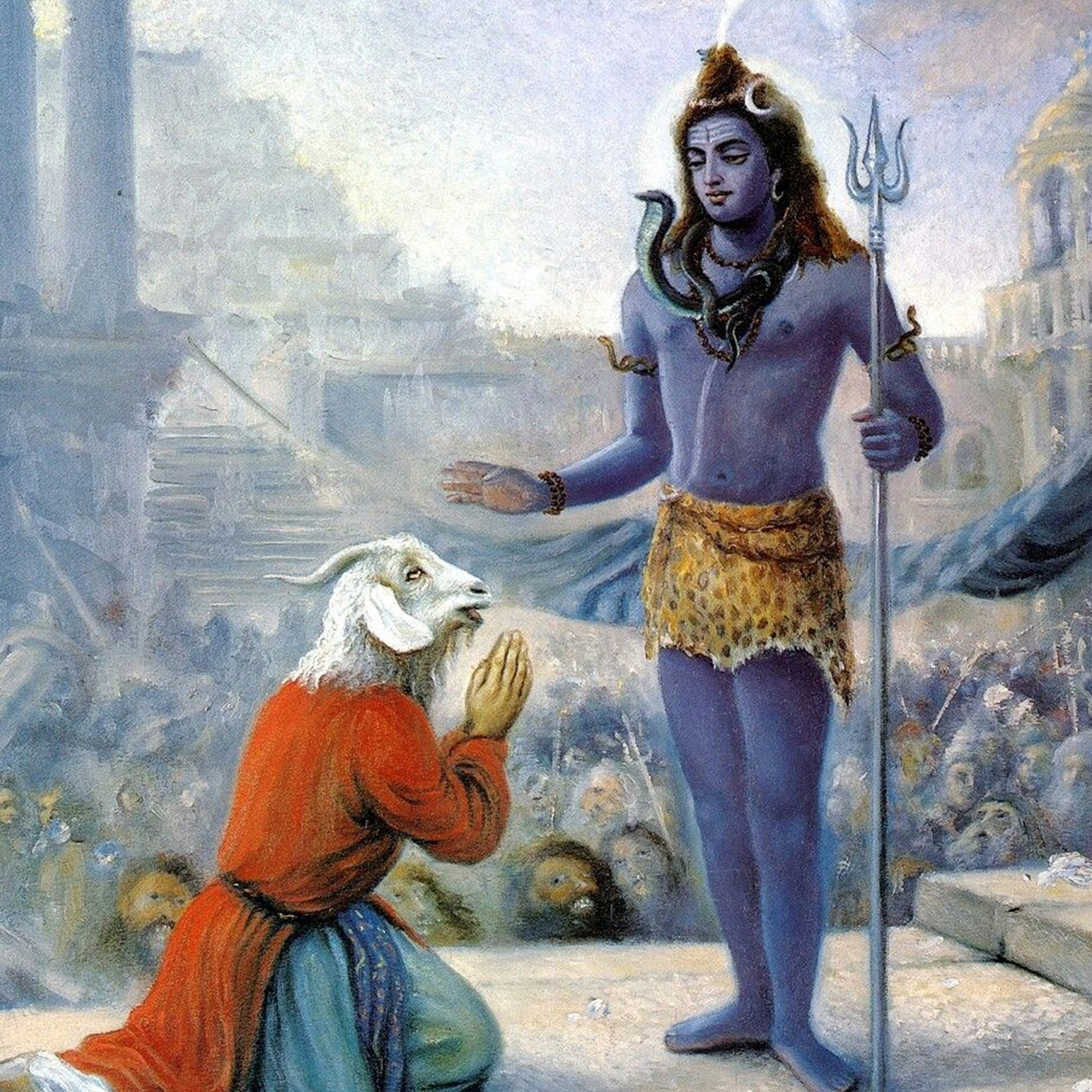 SB 4.3.10. Siva, Sati & Daksa disagreement/nieporozumienie episode artwork
