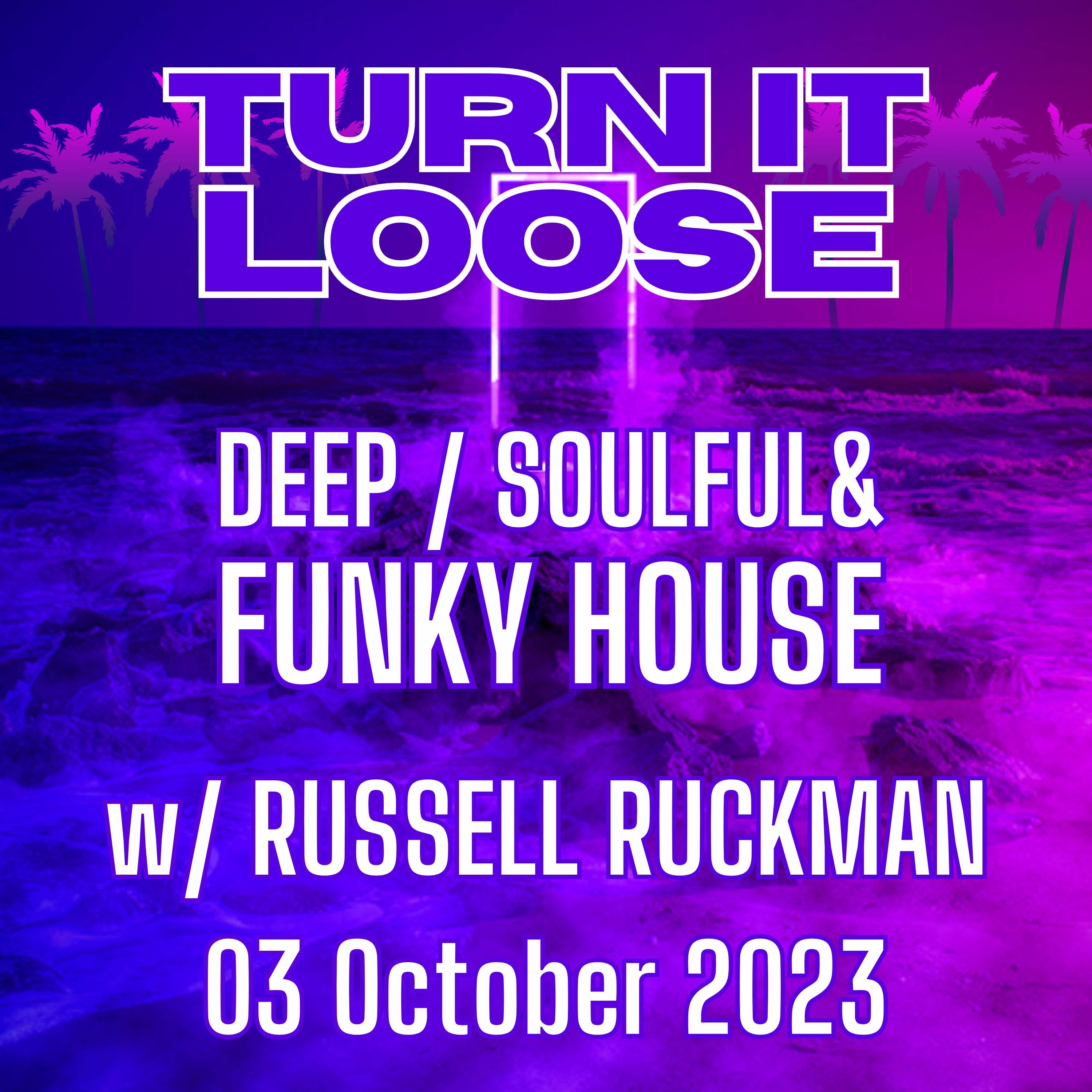 Turn It Loose Show: DEEP / SOULFUL & FUNKY HOUSE. 03.10.2023 w/ Russell Ruckman episode artwork