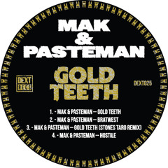 DEXT025 - MAK & PASTEMAN X STONES TARO - GOLD TEETH CLIPS (OUT 30TH MAY 2025)