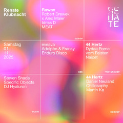 Specific Objects @ Renate Klubnacht - 01.11.2025