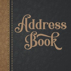 [READ] BOOK Black Address Book: Telephone Address Book Organized with Alphabetical Tabs to Enable Y