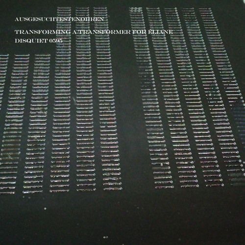 Transforming A Transformer For Éliane [Disquiet0595]