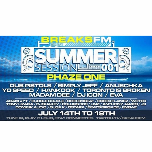 Adam Vyt - Summer Session - BREAKS FM 14/07/2021