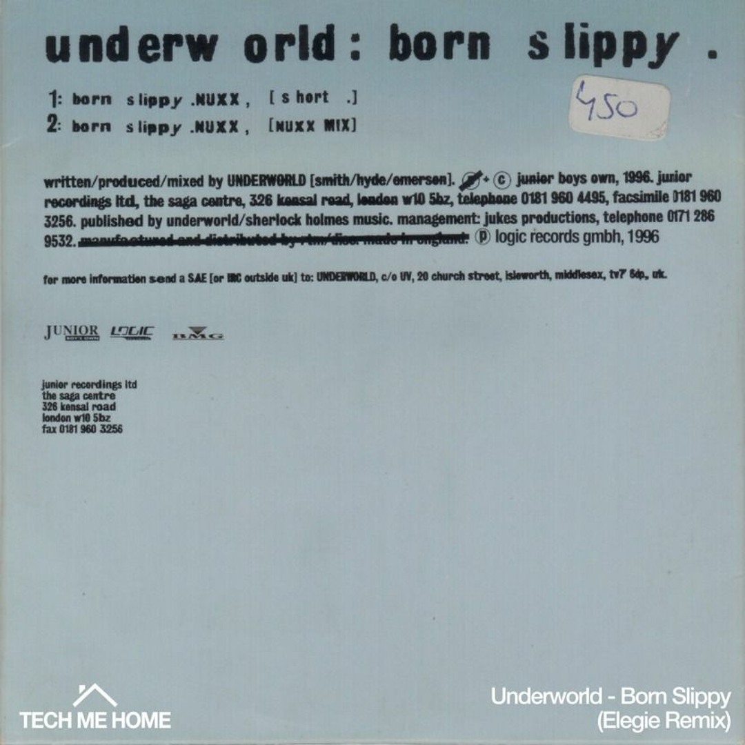 Stream Underworld - Born Slippy (Elegie Remix) [Free DL] by TECH