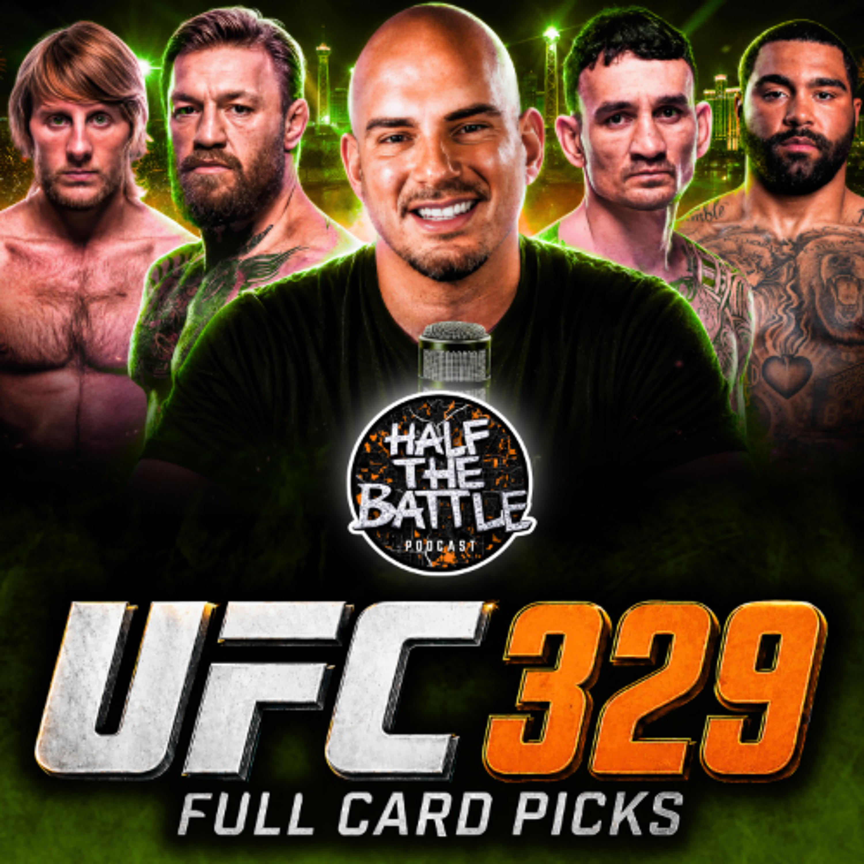 #672 - UFC 329 FULL CARD Predictions episode artwork