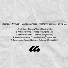 Jesus Nava, Sonar D'zak - My Face (Original Mix)