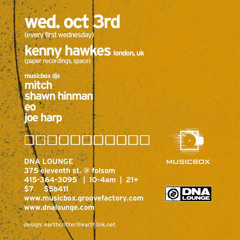 DJ Kenny Hawkes Live at Connect Oct 3, 2001