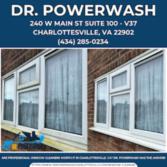Are Professional Window Cleaners Worth it in Charlottesville, VA? Dr. Powerwash Has the Answer