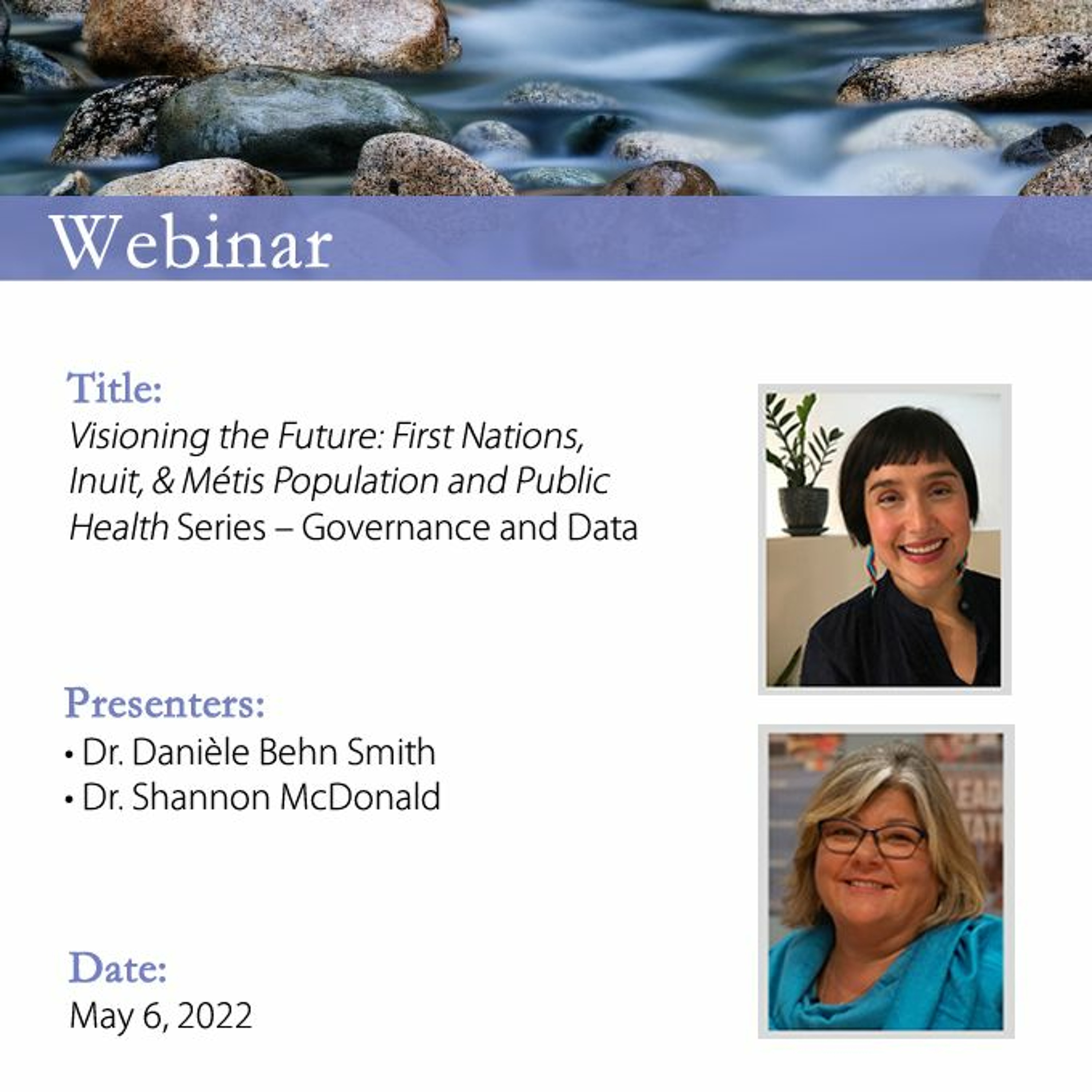 Visioning the Future: FNIM Population and Public Health Series – Governance and Data