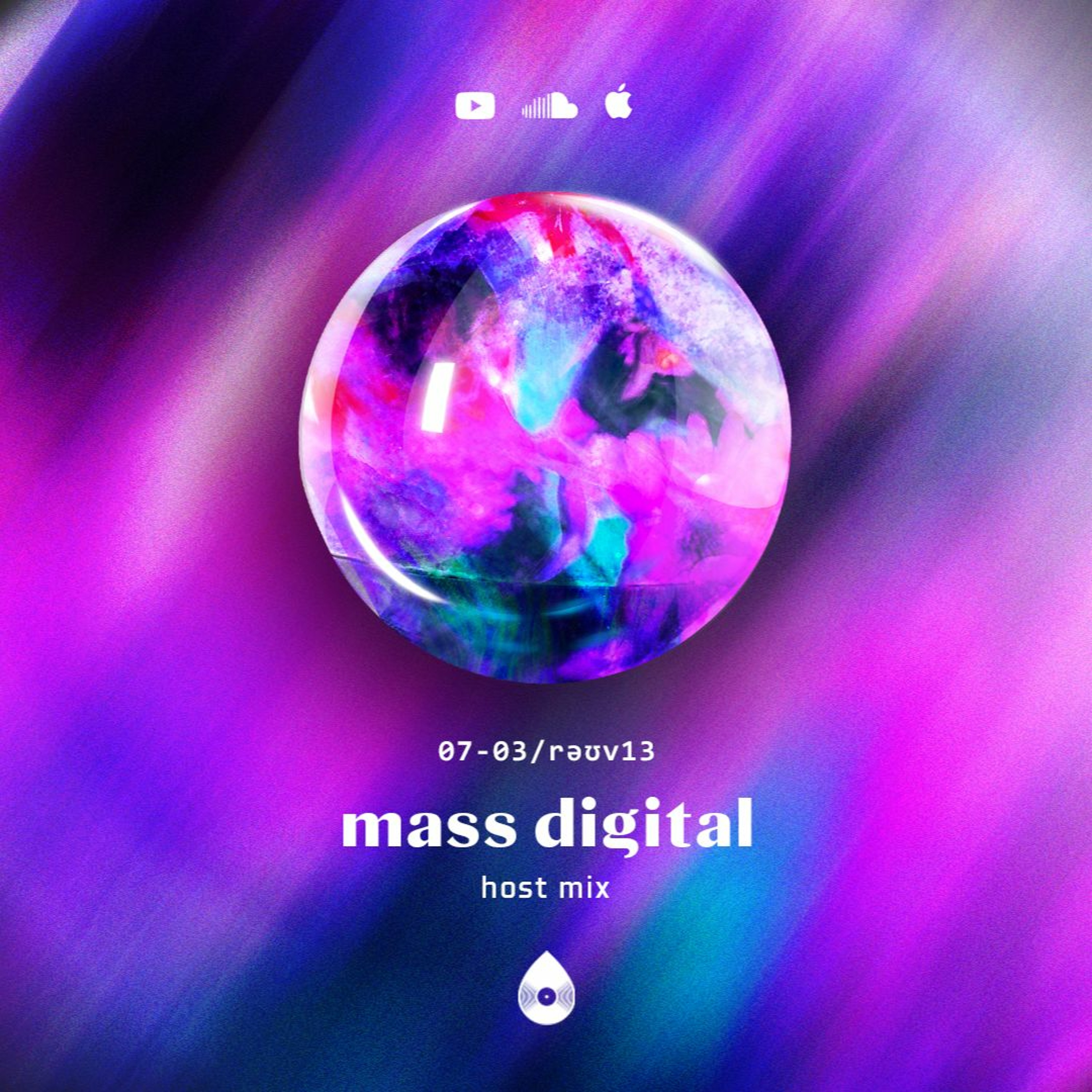 /rəʊv13 - host mix - mass digital episode artwork