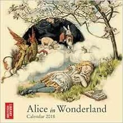 VIEW KINDLE PDF EBOOK EPUB British Library - Alice in Wonderland mini wall calendar 2