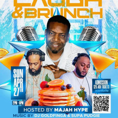 SUPA PUDGIE AND MAJAH HYPE  LIVE @ LAUGH & BRUNCH! MELBOURNE FL!