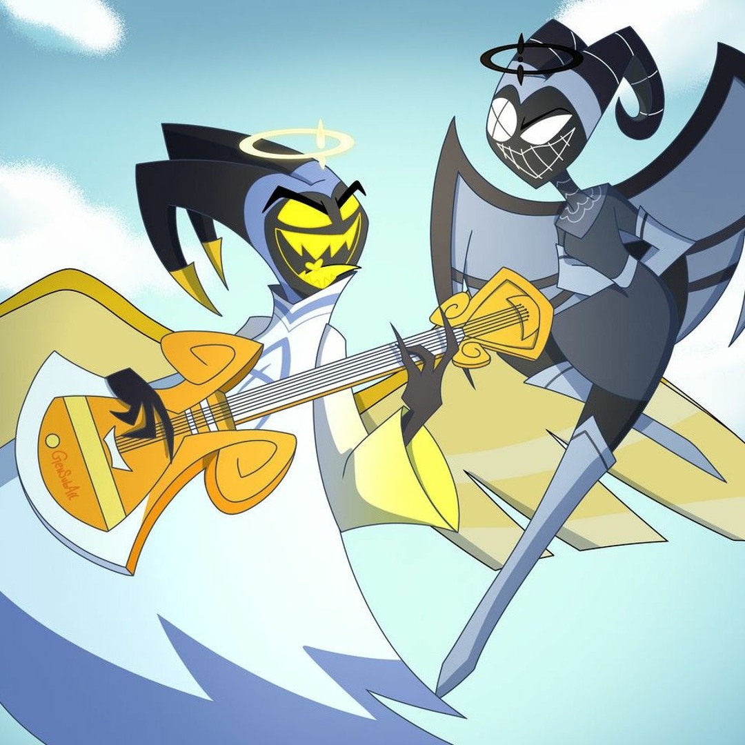 HAZBIN HOTEL ADAM'S GUITAR foil とvoxくん！ HAZBIN HOTEL ADAM'S GUITAR foil とvoxくん！ Hazbin Hotel Adam's