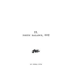poetic balance, 002