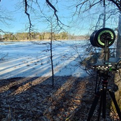 The river ice rumbles