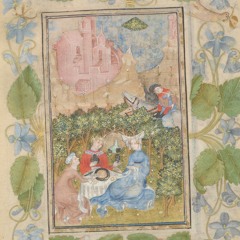 Heavenly Flowers: The Hamilton Field Book of Hours - Picnicking in May  and Violets