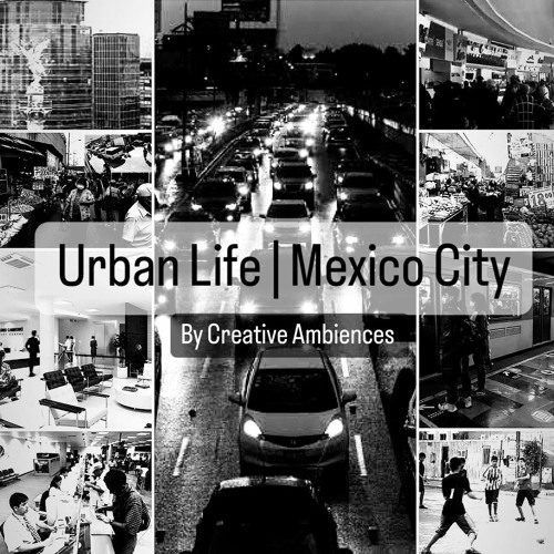 Urban Life Sound Library 01 Trafico Fuerte Semáforo Peatonal CDMX