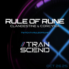 Progressive House // Clandestine & Corcyra // Transcend // October 26th, 2025