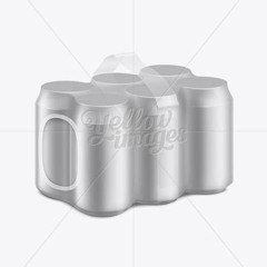 6 Pack Can Mockup Free Kostenlos Downloaden