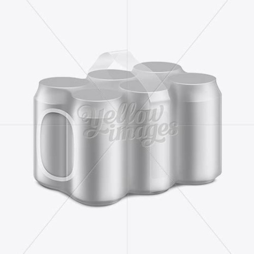 6 Pack Can Mockup Free Kostenlos Downloaden