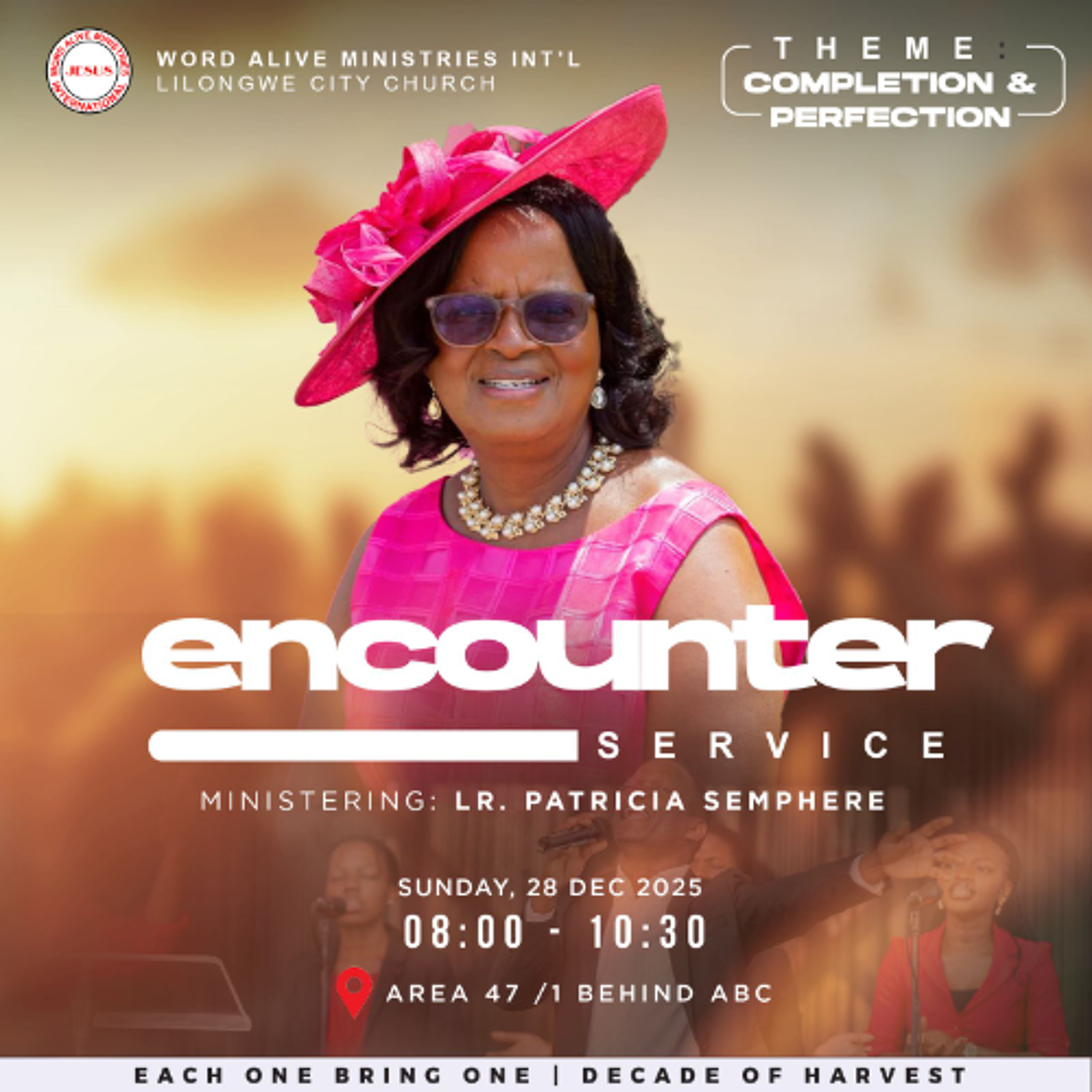 Encounter Service Lady Rev Patricia Semphere