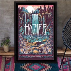 Hozier Empower Federal Credit Union Amphitheater At Lakeview Syracuse NY 5-21-2024 Poster