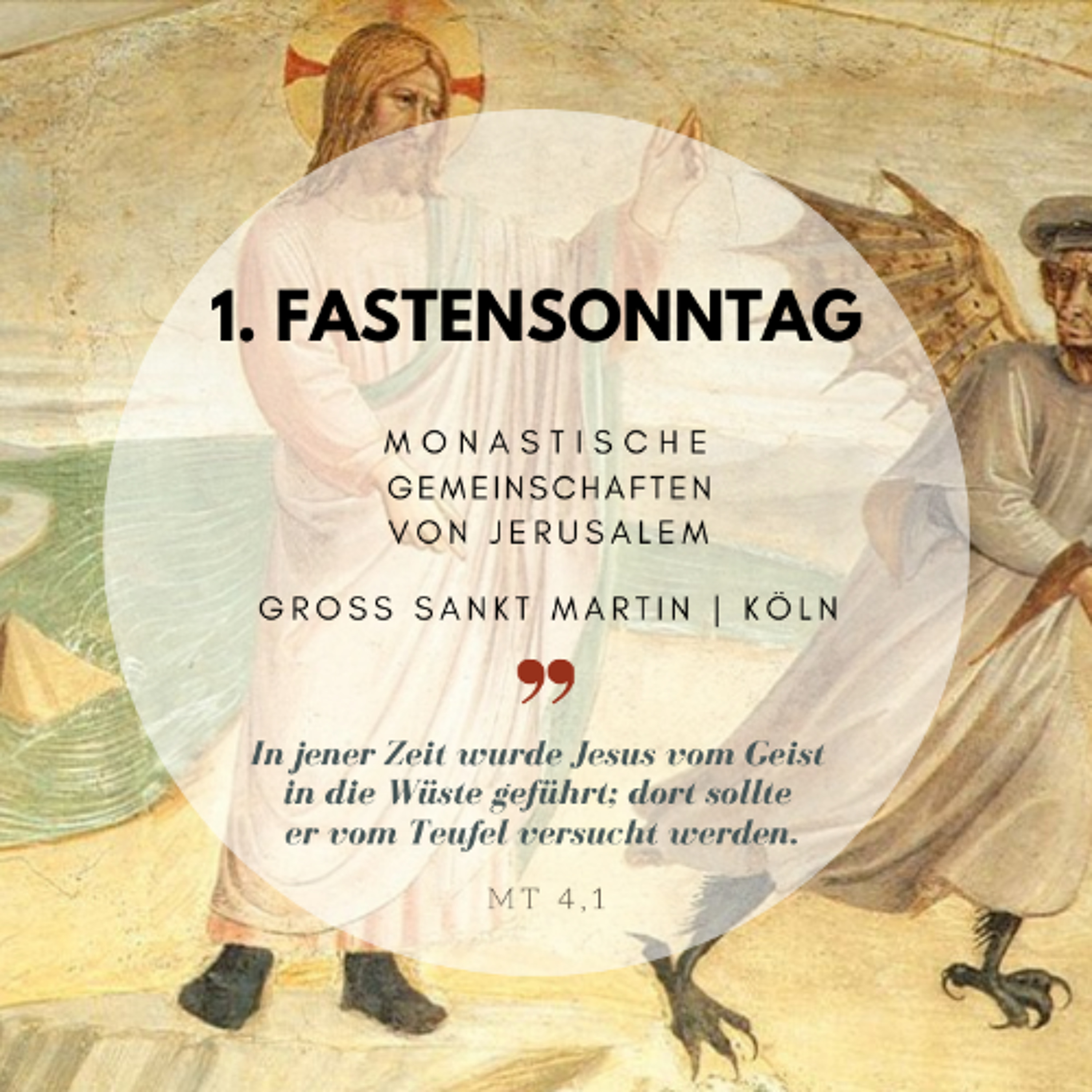 Wortgottesdienst inkl. Predigt (Pfr. Christian Ott) | 22.2.26 | 1. Fastensonntag |Gem. Jerusalem episode artwork