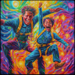 Frank and Dad, in the air, they fly so high.