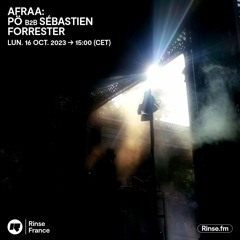 Afraa avec Sébastien Forrester & Pö  - 16 Octobre 2023