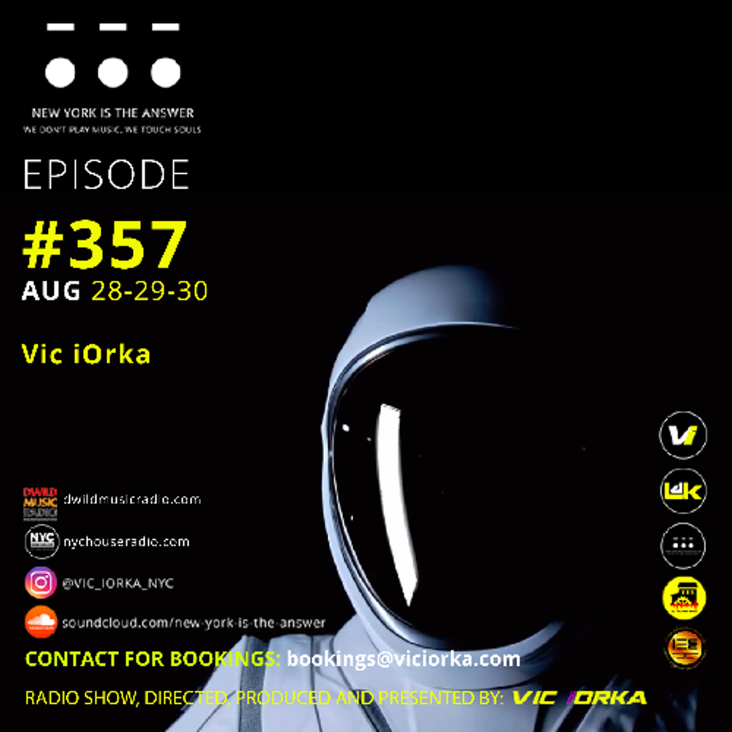 NYITA - S8 - E357 - VIC IORKA - AUG 28-29-30 episode artwork