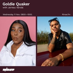 Goldie Quaker with Jarreau Vandal - 11 November 2020