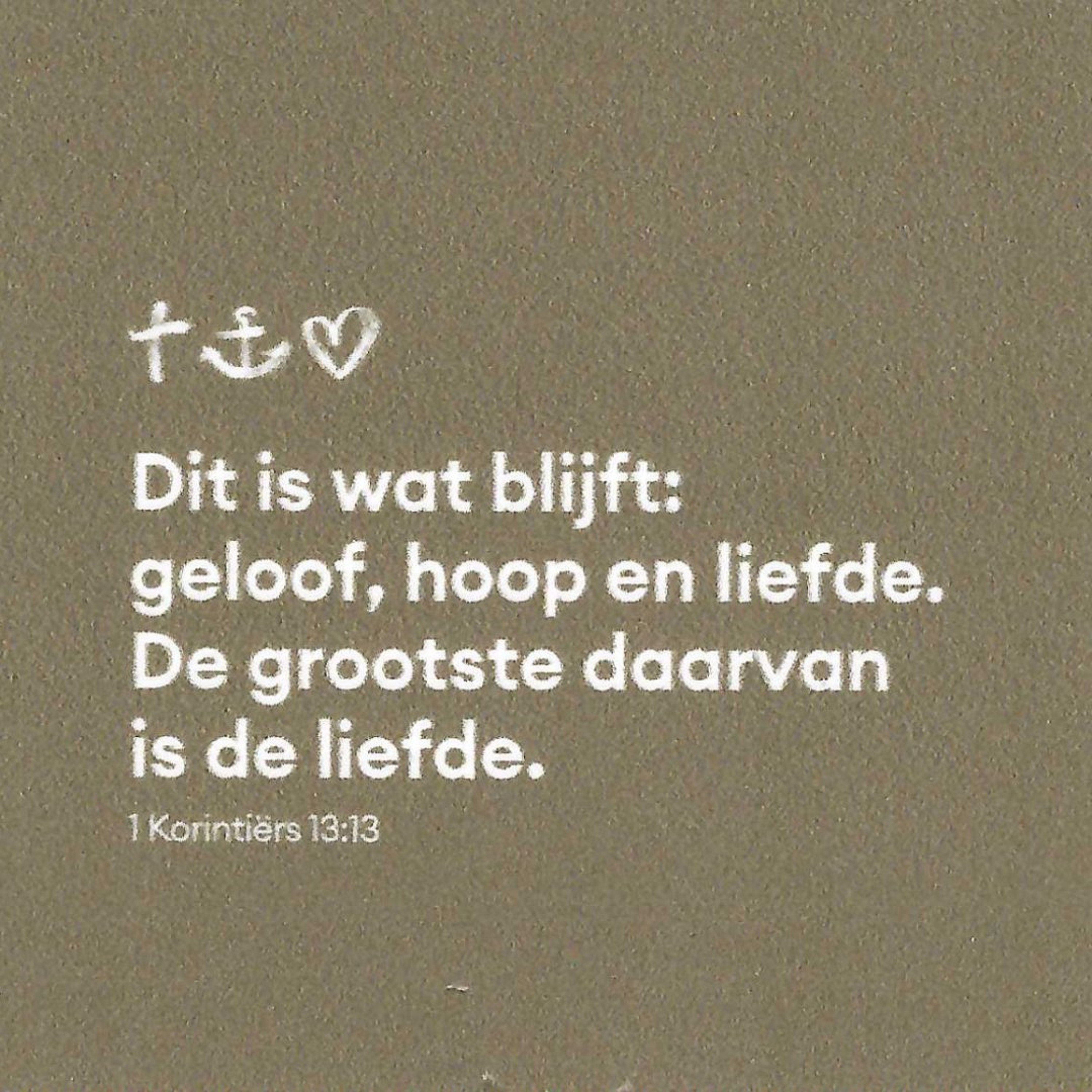 1 Korintiërs 13 - Als de zon opkomt
