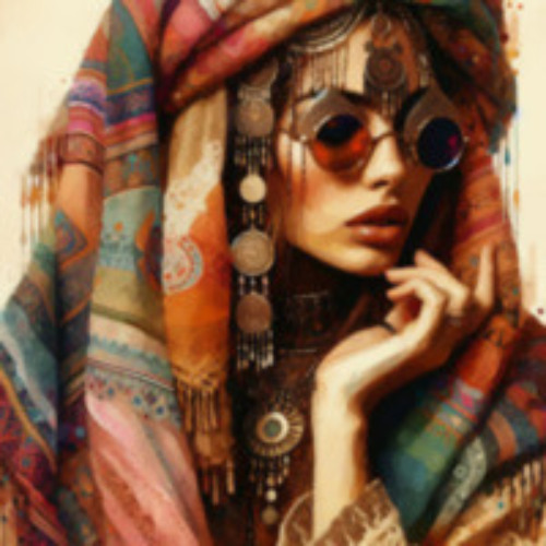 Colored Glasses are Facets- April 2024 Mixed by Fo'