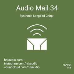 Synthetic Songbird Chirps AM00034