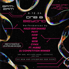 DNB & BEYOND LAUNCH PARTY COMP ENTRY J-OA