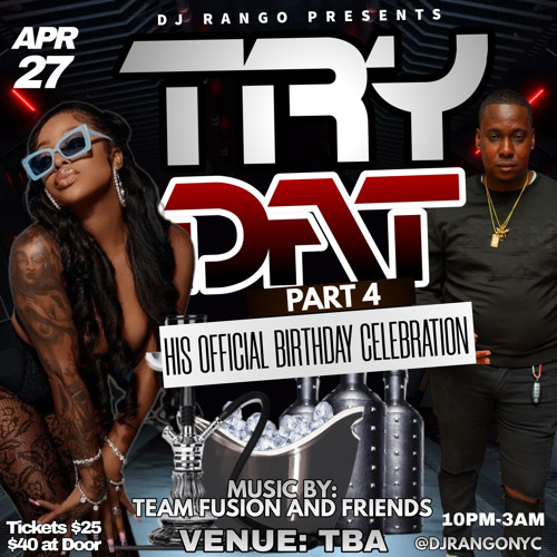 TRY DAT pt4 (PROMO MIXTAPE) DANCEHALL APRIL 27th 2024