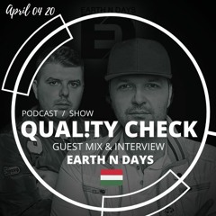 JOZE N YORGOV [QUAL!TY CHECK APRIL] INTERVIEW & GUEST MIX : EARTH N DAYS