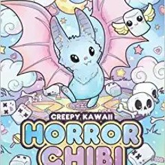 Download In #PDF Creepy Kawaii Horror Chibi Coloring Book: Pastel Goth Cute and Spooky Coloring Page