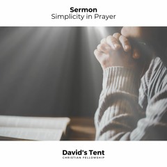 Simplicity in Prayer