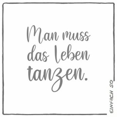 einfach so