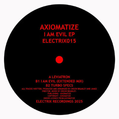 PREMIERE: AXIOMATIZE - I Am Evil (extended mix) (Electrix)