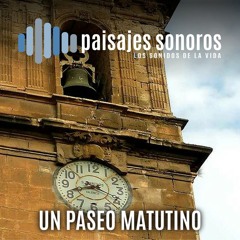 Paseo matutino en una ciudad tranquila