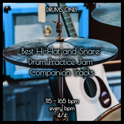 Stream 142 Bpm Rock HiHat Drum Beat Backing Tracks by Drums Only Listen online for free on