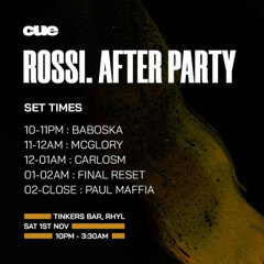 Cue presents Rossi - After Party Closing Set
