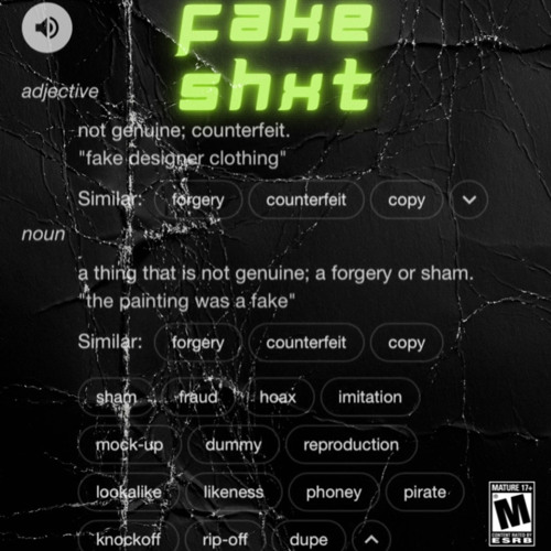 FAKE SHXT (Feat. Ron Crxss X Bank Dinero)